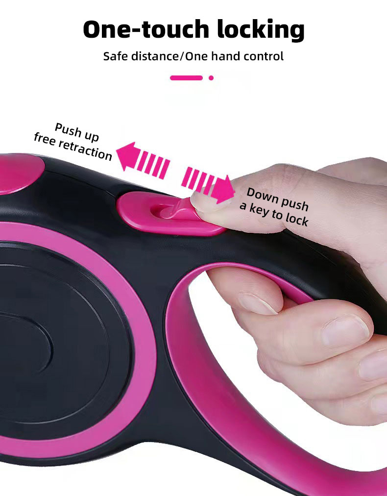Traction Rope Simple Style Dogs Adjustable pet Leashes multi-color wlking