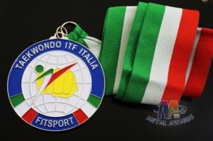 Wholesale Taekwondo Racing Marathion Swiming Custom Sports Medals Soft Enamel Transparents Color from china suppliers