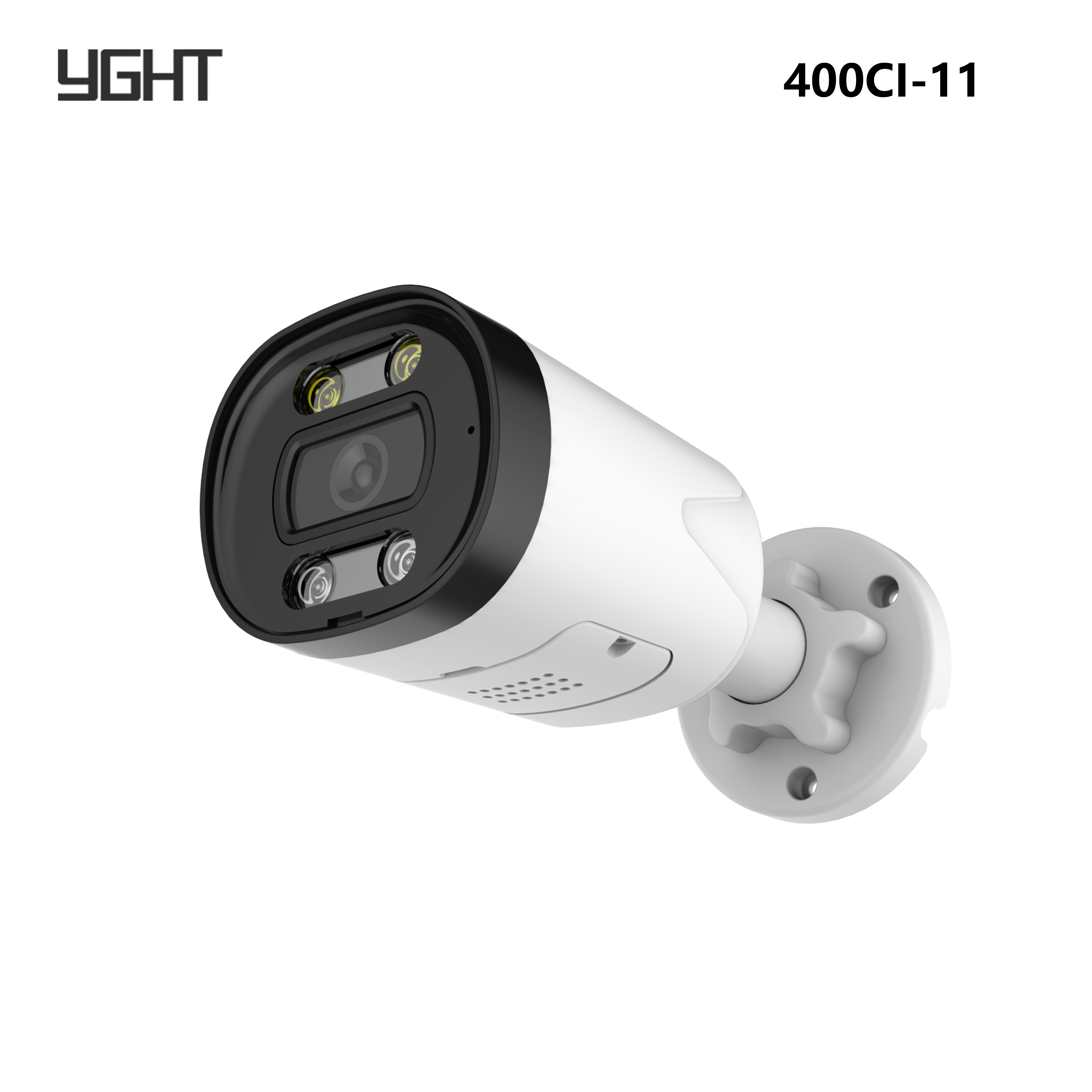 Full Color Wired Wifi Bullet Camera Night Vision 4MP IP67 Weatherproof Surveillance System