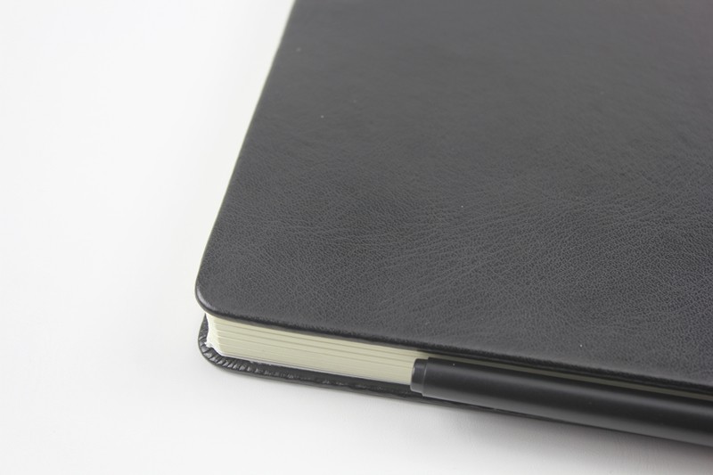 Business notebook with pen holder(smooth cover)