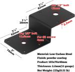 2in Post To Beam Z Tie Wood Timber Connectors For Roofing Trusses