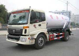 Wholesale 12CBM Vvacuum Cleaner Truck , 10 Tons / 12 Tons Foton 4 X 2 Sewage Suction Tanker Truck from china suppliers