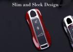 Wear Resistant Smooth Carbon Fiber Porsche Car Key Cover