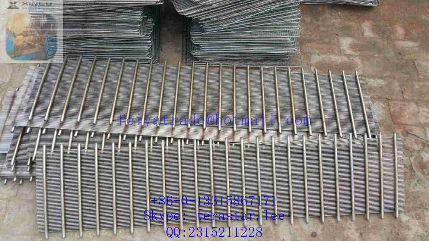 Dewatering screen panel or screen plate or sieve bend screen or acr screen plate