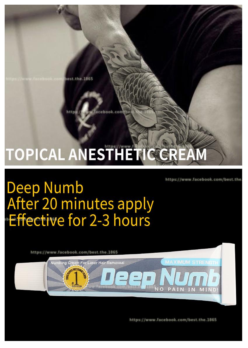 OUR Tattoo Numbing Cream Gel, that's better than any tattoo numbing cream on the market. It is our original, non-oily nu