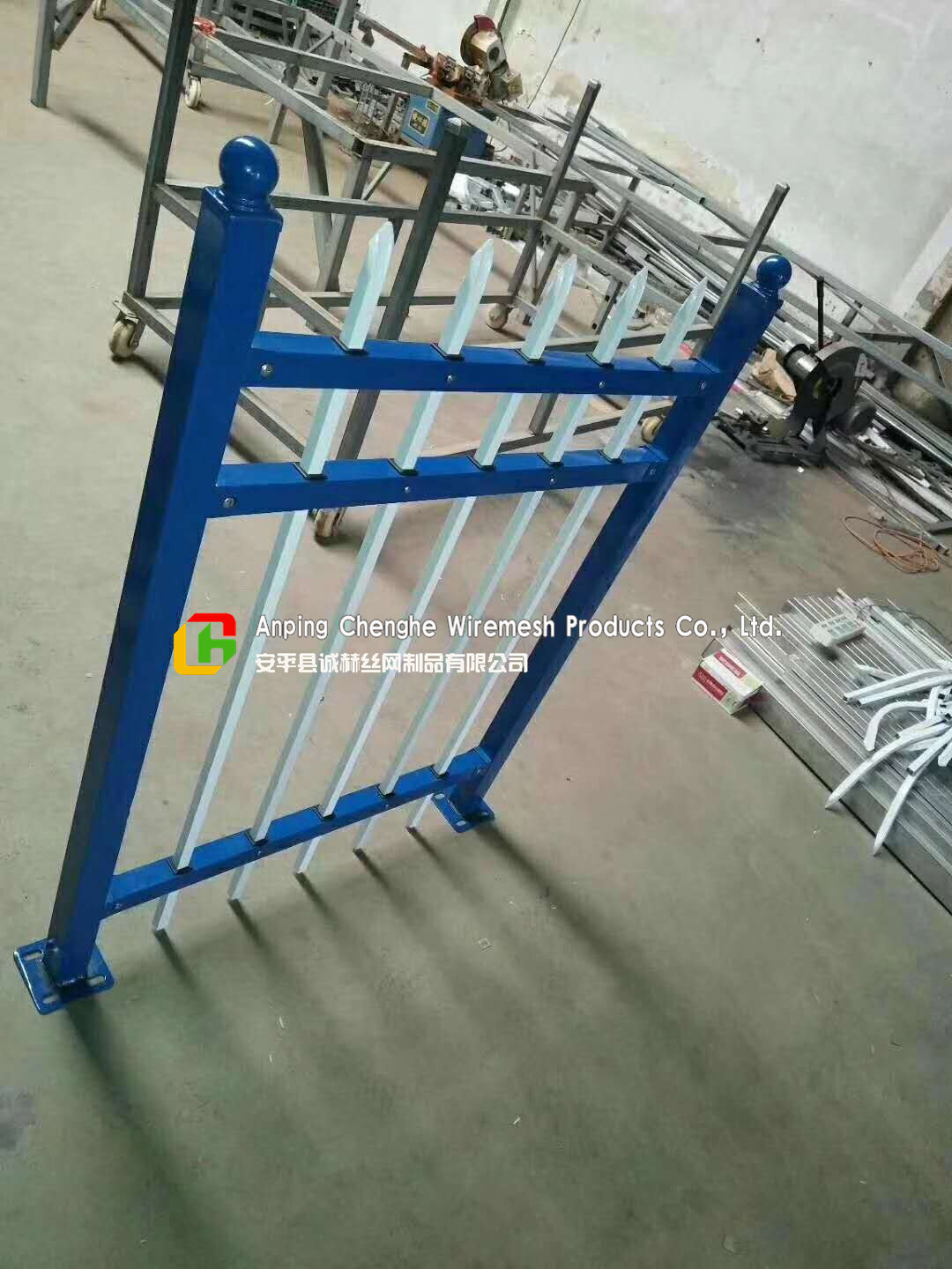 Movable Temporary Security Fencing , Construction Temporary Steel Fencing