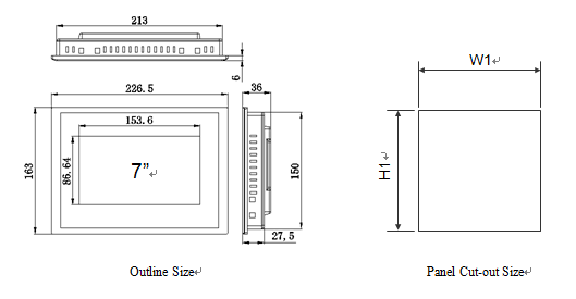 Wall Mount Packing Bagging Controller With HMI Display And High Precision