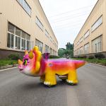 Electric Shopping Mall Animatronic Dinosaur Ride on Scooter for Amusement Park