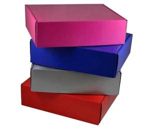 Wholesale Recycled Materials Corrugated Shoe Boxes Personalized Design For Clothing Shoes from china suppliers