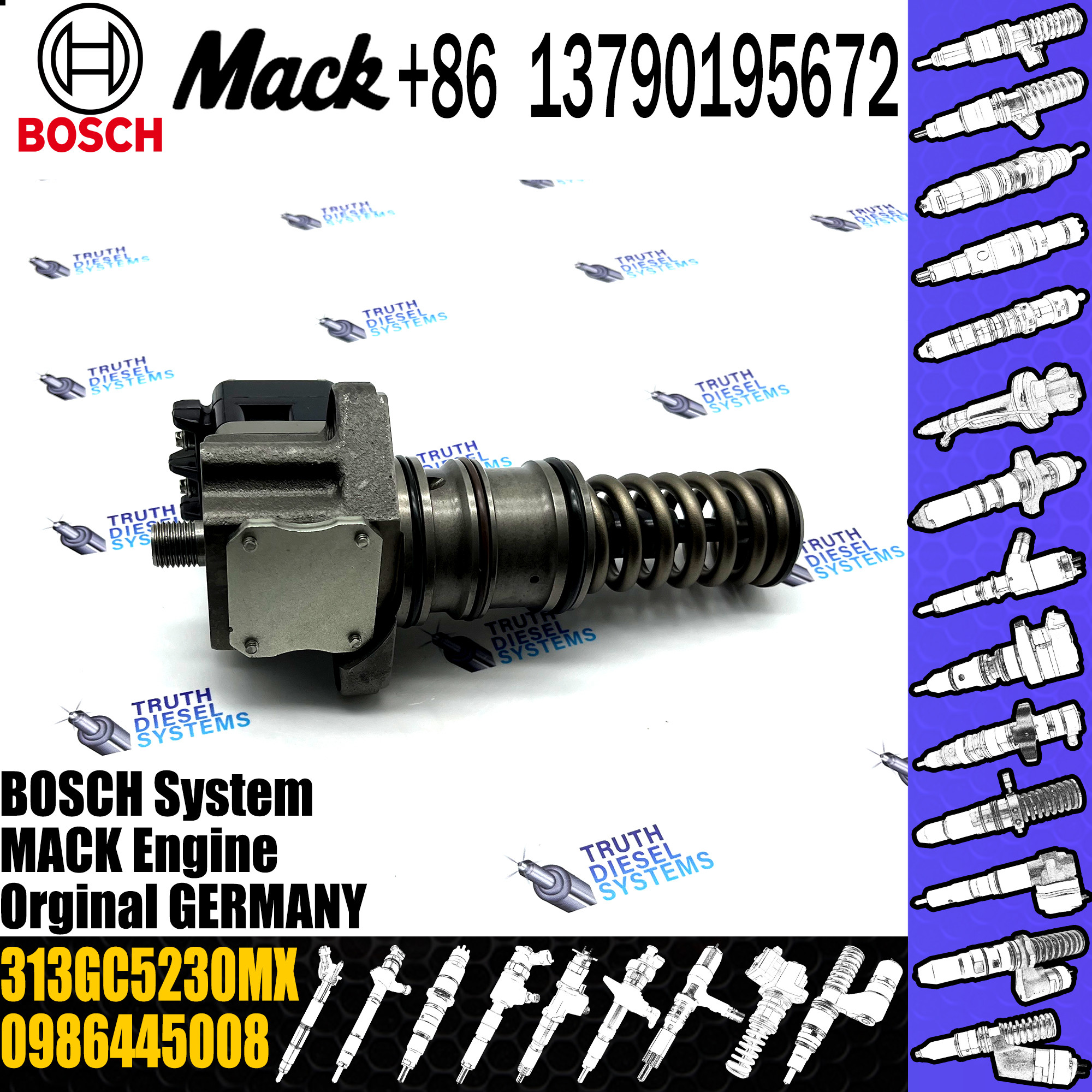 original new Diesel fuel pump assembly 313GC5230MX 0414755006 for truck engine