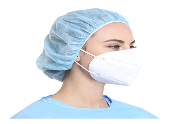 Adjustable Nosepiece Foldable N95 N99 Mask Non Woven Fabric Materials Light