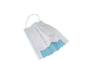 Wholesale Non- Woven Surgical Face Masks Blue Disposable 3 Ply Face Mask Adjustable Ear Loop from china suppliers