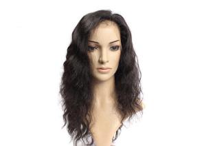 Wholesale Unprocessed Real Human Glueless Lace Front Wigs Natural Wave For Black Women from china suppliers