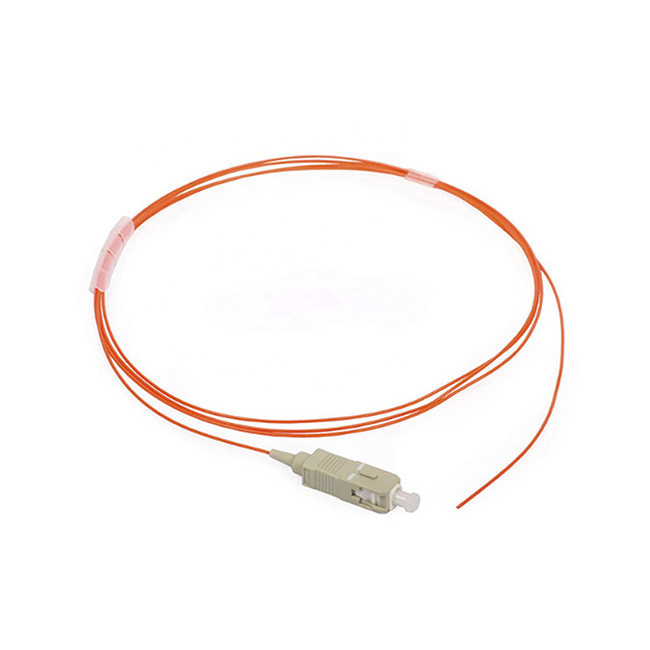 0.9mm Tight Buffer PVC LSZH OFNR SC PC APC SM MM Fiber Optic Pigtail