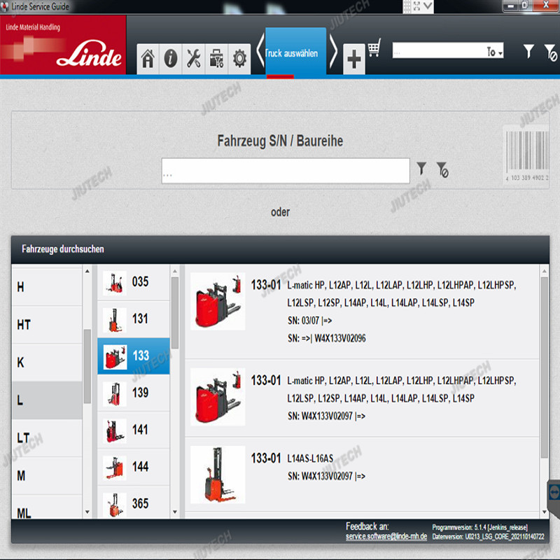 CF19 Laptop For LINDE BT CanBox 3903605141 Pathfinder LINDE Forklift Linde CanBox BT USB Truck Diagnostic Tool