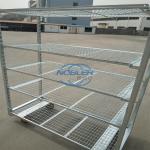 Greenhouse Metal Dutch Danish Flower Trolleys Cart for Display Transport