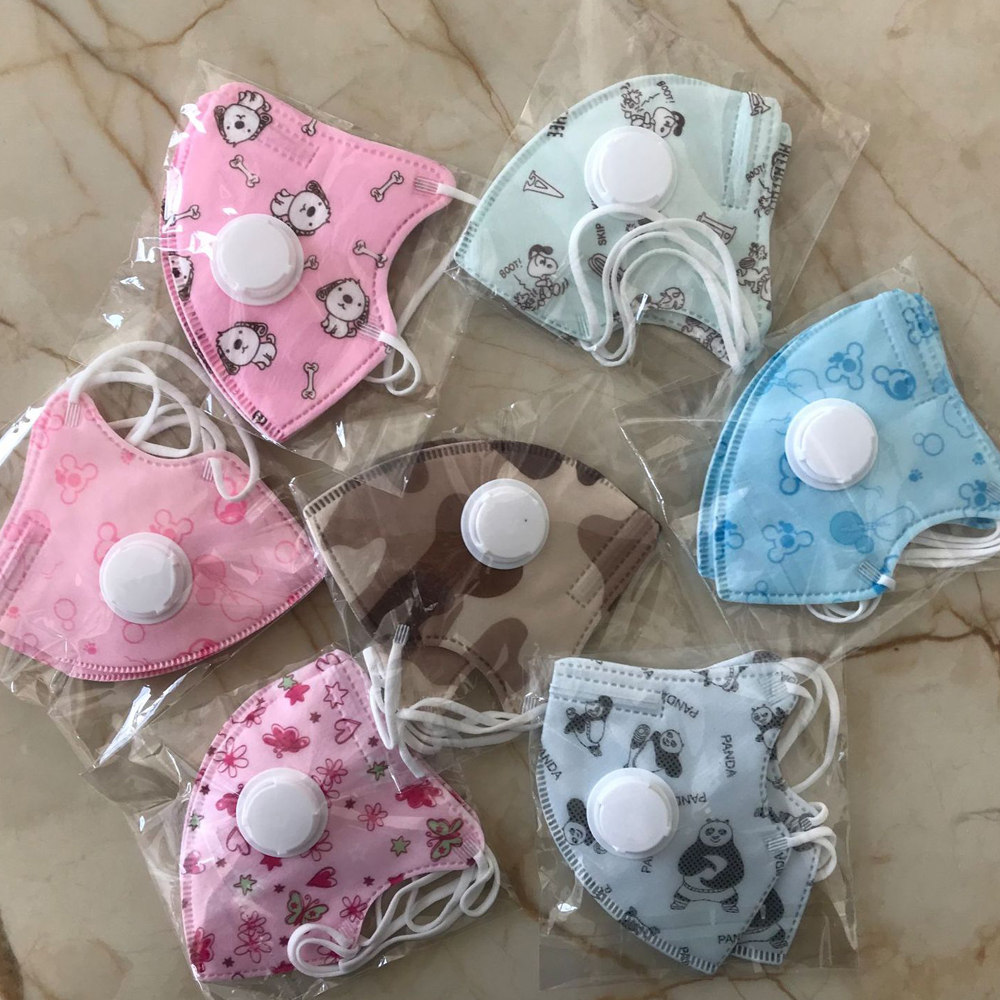 3D design Kids Printed Mask / Children'S Face Mask With Valve