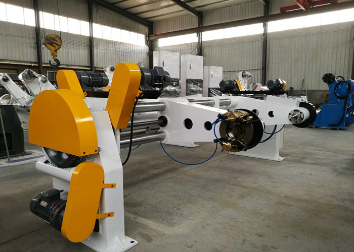 1600mm 60-80m / Min Corrugated Cardboard Making Machine Paperboard Single Facer Line