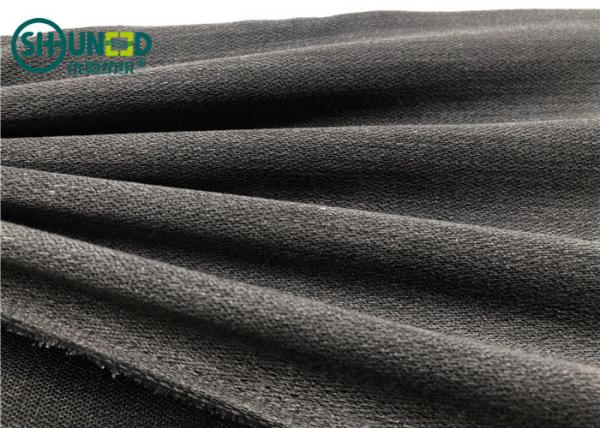 Quality Viscose Polyester Water Jet Woven Interlining Super Soft Hand Feelining PA Coating for sale