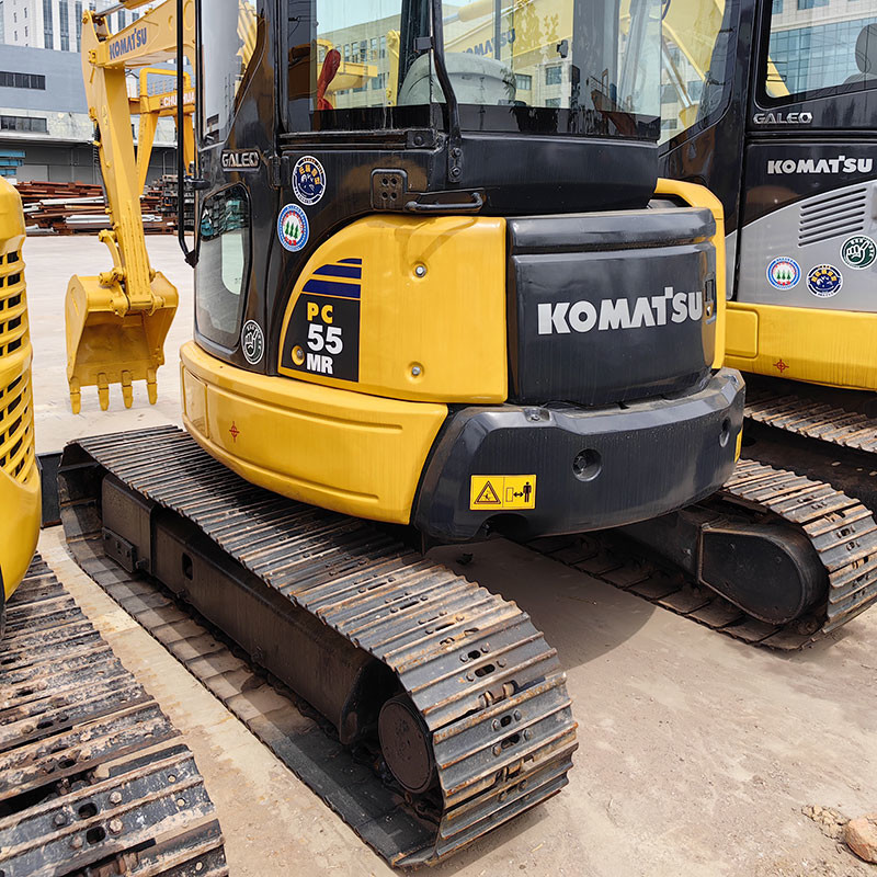 Used Mini Crawler Excavator Komatsu PC55 28.5KW Rated Power In Stock