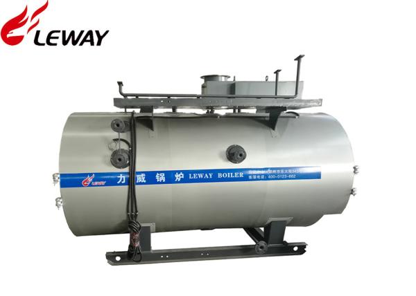 Horizontal 1.5 Ton Steam Heat Boiler , Fuel Oil Fired Boilers PLC Automatic