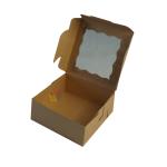 Recycled Kraft Paper Food Paper Gift Box Takeaway Custom Pastry Boxes