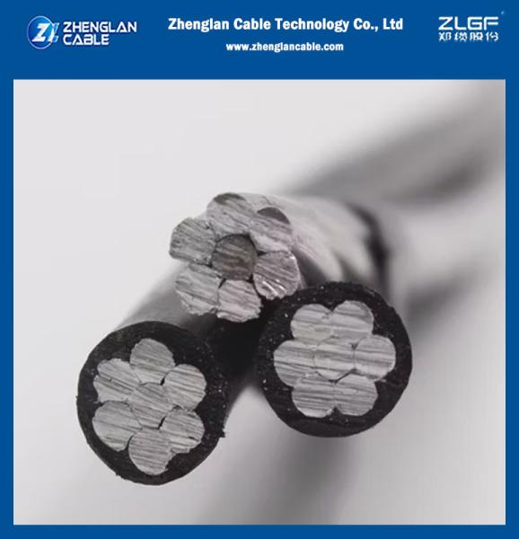 0.6/1kv Aluminum / Aluminum Alloy Conductor XLPE Insulated 2*1/0+1/0 AAAC AWG