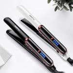 Ceramic Coated Plates Flat Iron Hair Straightener Electric Adjustable Temperatur