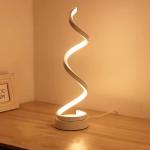 New Simple Gold Spiral Acrylic Metal Bedroom Bedside Hotel Luxury Decorative