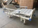 Metal Hospital Patient Care Bed Multifunction 3 Crank Manual Hospital Bed