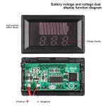 0.56" LED Lithium Battery Capacity Meter 12V 24V 36V 48V 60V 72V