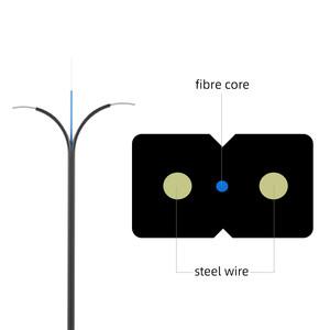 Wholesale LSZH Jacket FTTH Drop Cable Indoor Outdoor Fiber Optic Drop Wire 1 Core from china suppliers