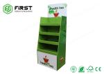 Corrugated Floor Stand Folding Cardboard Paper Floor Displays For Retail Store