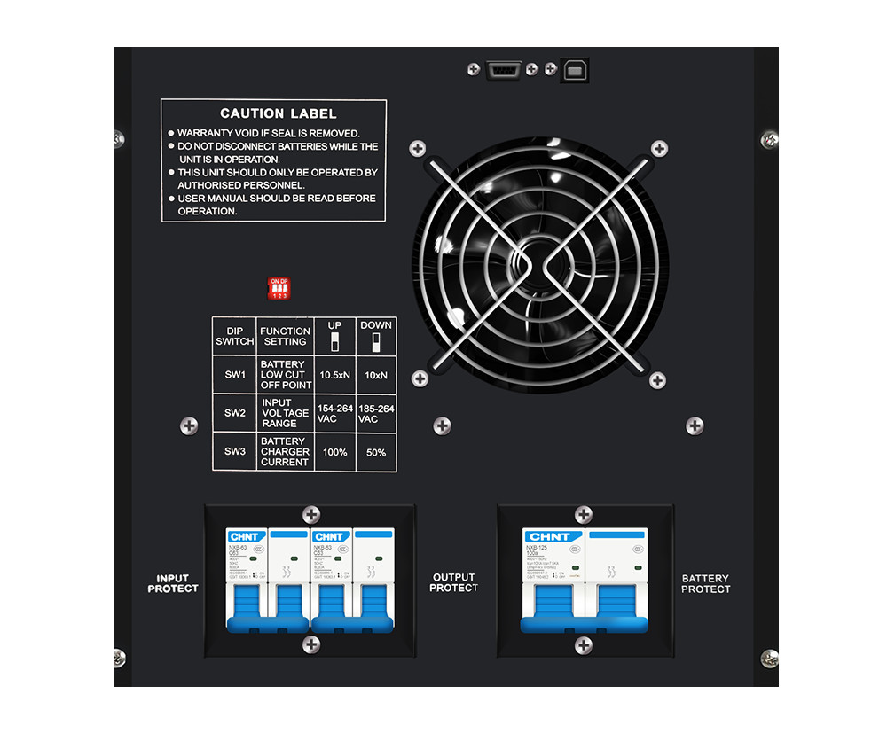 10KVA 8000W Digital Sine Wave Inverter 96V 220V