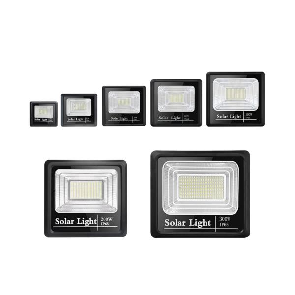 300W 4000Lm LiFePO4 Solar Powered Floodlight , 50AH Commercial Solar Flood