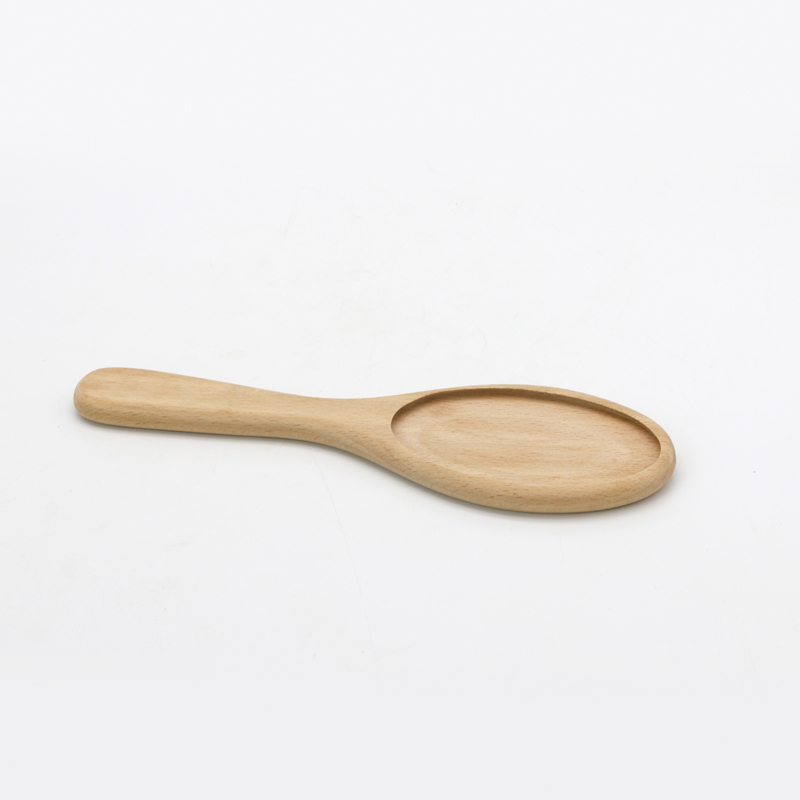 Smooth Wooden Handle Paddle Cushion Hair Brush