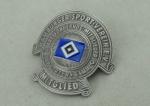 Hamburger Sport Souvenir Curved Badges Pewter Antique Nickel Plating