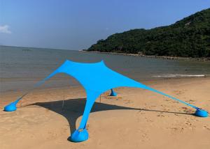 Wholesale Blue Leica Polyester Pop Up Beach Sun Shade Tent Uv Protection 210X210X170CM from china suppliers