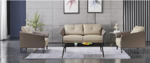Wholesale High Quality Simple Design Three Reception Seat Modern Furniture Contemporary Ceo Leather Luxury Modern Executive Office Sofa from china suppliers