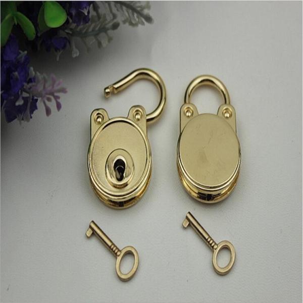 New style design bag metal accessories light gold oval shape hanging decorative