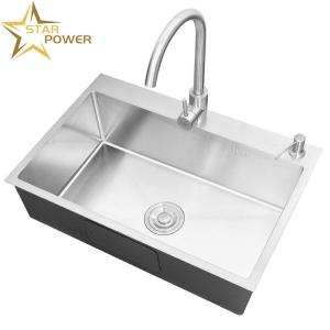 Wholesale Customizable Multi-Gauge Ruggedized Stainless Steel Hand Sink For Kitchen from china suppliers