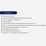 1100x600x1475 3-phase 210KW 210KVA 210000VA 210000W PF 0.99 Online UPS For