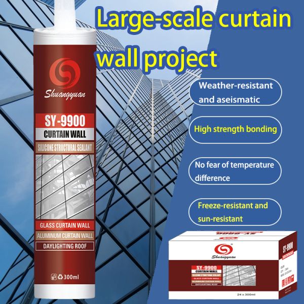 High-Performance Silicone Structural Adhesive UV Resistant for Aluminum