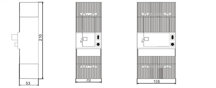 Sontuoec Rcbo Differential Current Circuit Breaker Fixed Install