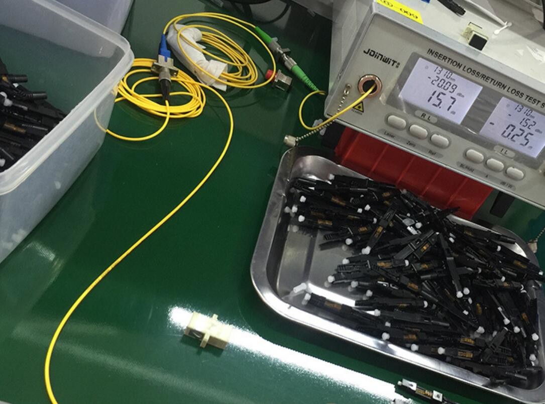 50mm Fiber Optic Fast Connector SC UPC Embedded Single Mold
