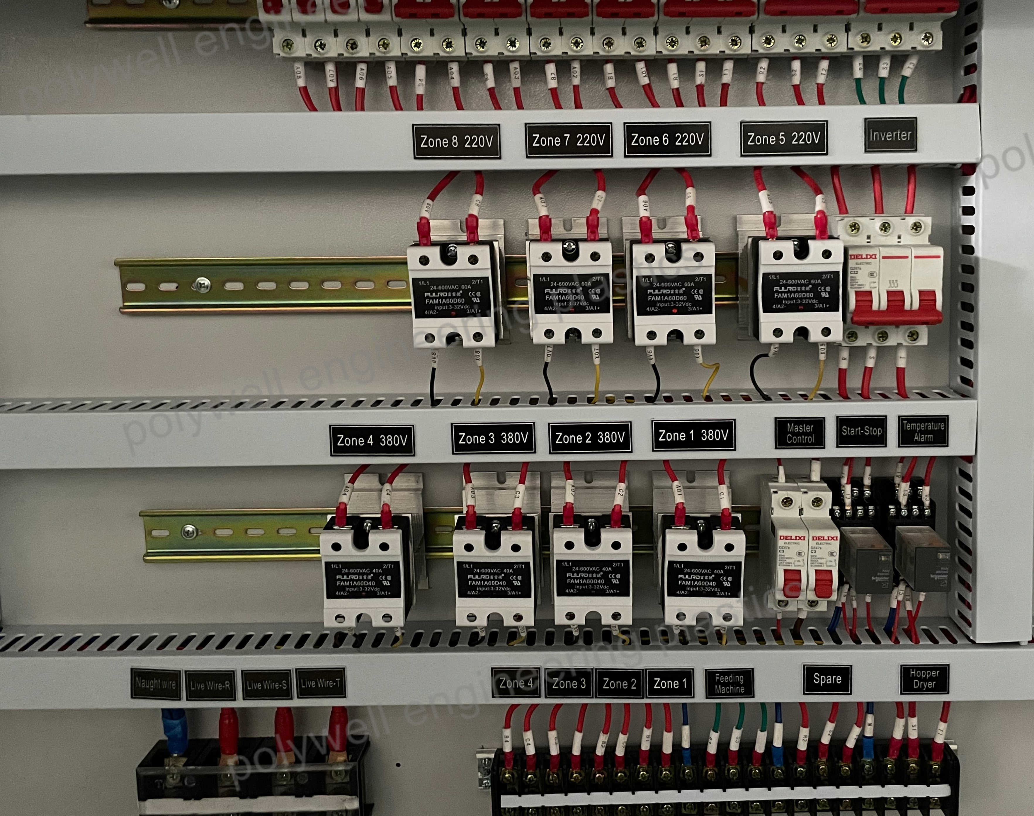 220V Single Screw Extruder Polyamide Material Thermal Break Strip Extrusion Production Line