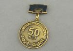 Zinc Alloy Custom Awards Medals Die Costing Antique Gold Double Side 3D Military