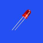 5mm 2.0Hz 12V 1/6 Duty Cycle Red Color 620nm 150mcd 60deg Capacitor Zener