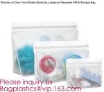 Eco-friendly standardized grade peva food storage bag,Silicone Reusable Food