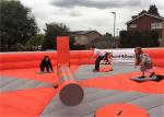 Interactive Inflatable Sports Arena , Wipeout Bounce House Outdoor Activities